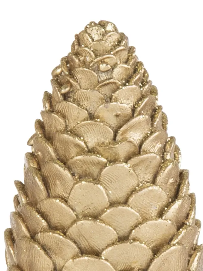 Szyszka POLIE złota 10 cm