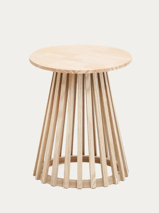 Stolik kawowy ALMOBA naturalny 40x40x48 cm