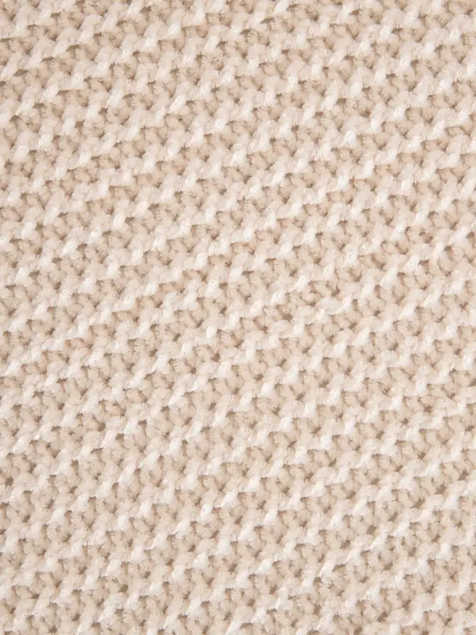 Koc CHENILLE szenilowy ecru 130x170 cm