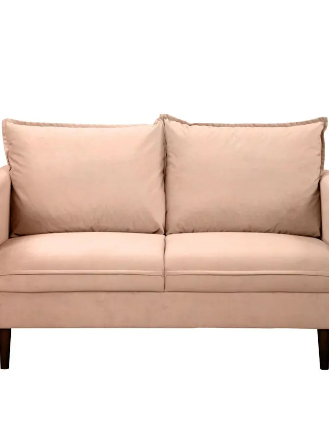 Sofa RUGG Sofa różowa 149x86x91 cm