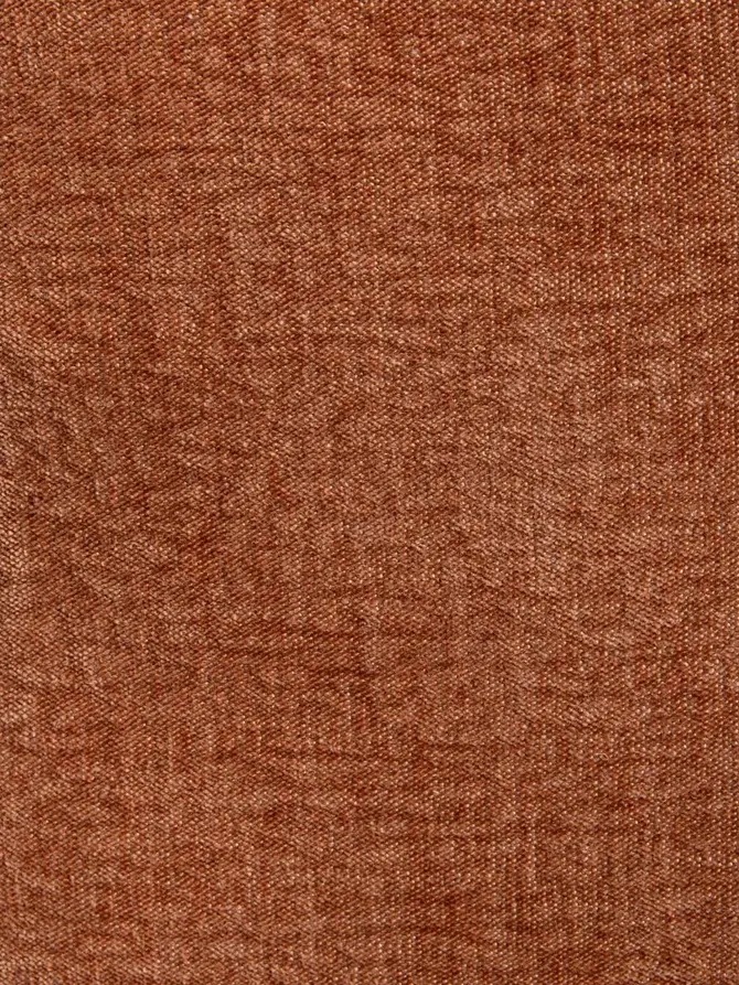 Poszewka ZAMBRA z dodatkiem lnu karmelowa z frędzlami 45x45 cm