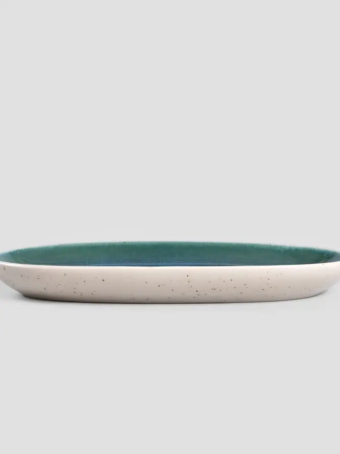Półmisek SEDANO owalny turkusowy 18 cm