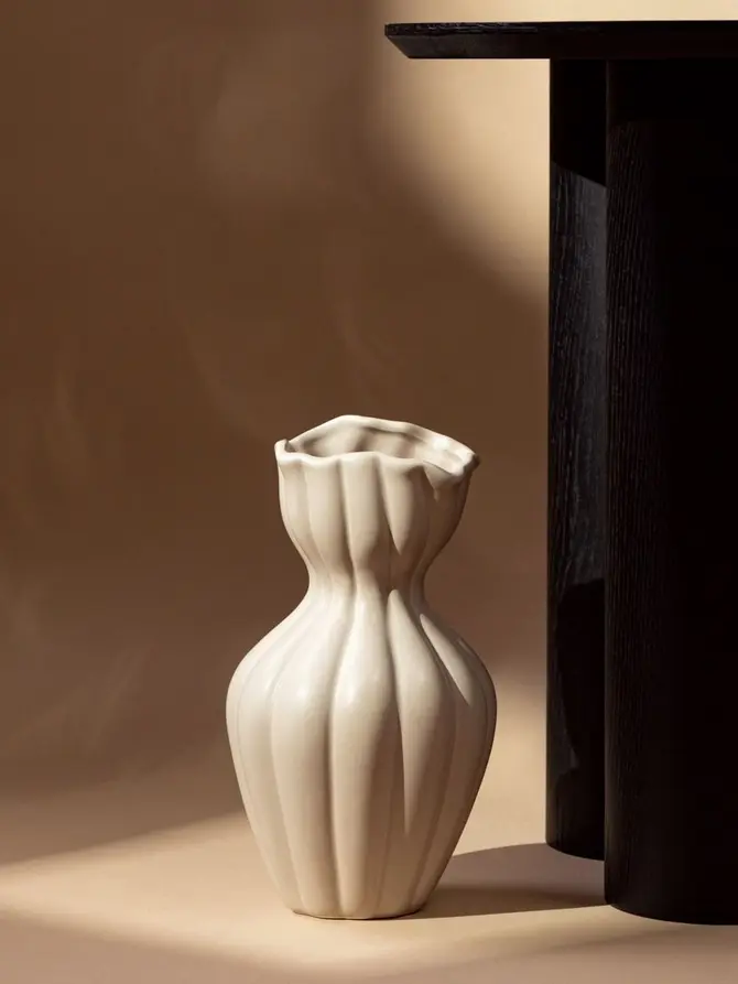 Wazon FILLY ceramiczny z nieregularną górą 14x25,5 cm