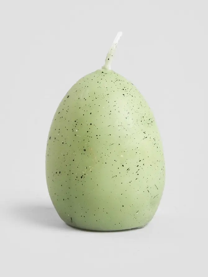 Świeca wielkanocna TRADITIONAL EASTER zielone jajka 6 szt.