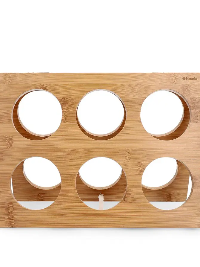 Stojak BAMBOU na wino 35x26 cm