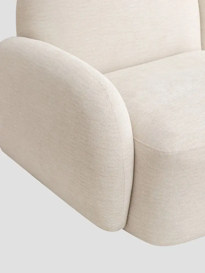 Sofa modułowa HELMI 2-osobowa ecru 184x87x73 cm