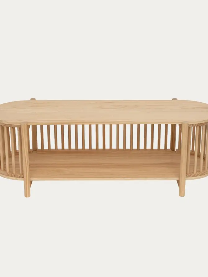 Szafka RTV VOX drewniana naturalna 120x44,5x40 cm