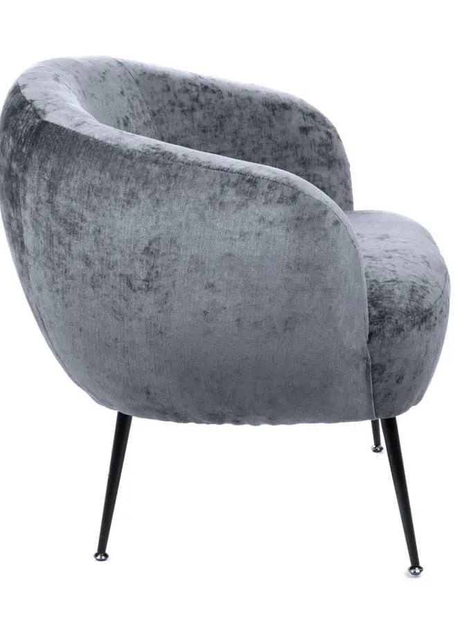 Fotel PALLSTOL szenilowy ciemnoszary 72x70x74cm