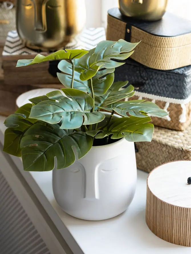 Roślina MONSTERA sztuczna 29 cm