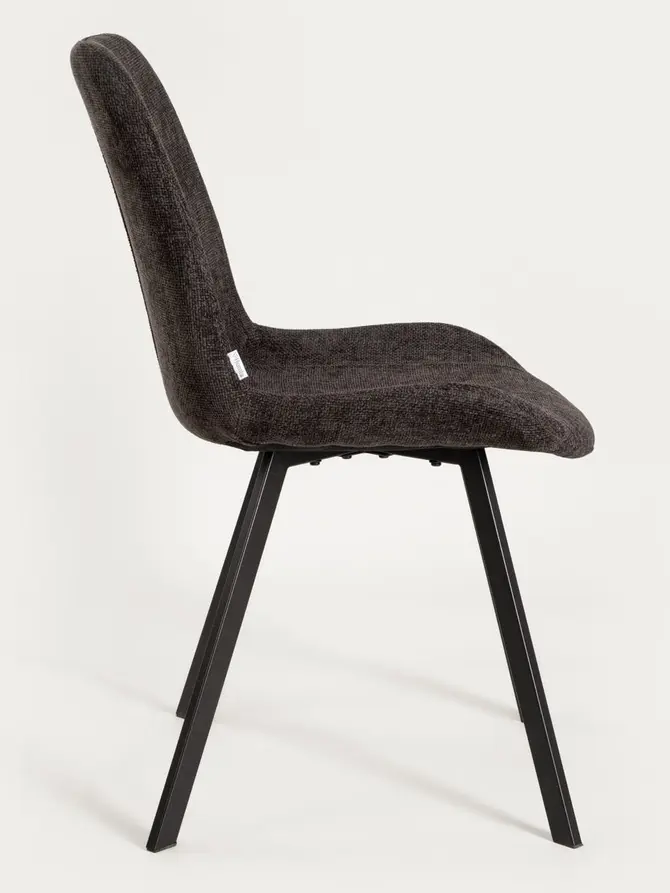 Krzesło SILLA Ciemnoszare 52x60,5x83,5 cm