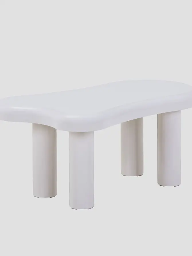 Stolik kawowy ALTO lakierowany szary 100x60x45 cm