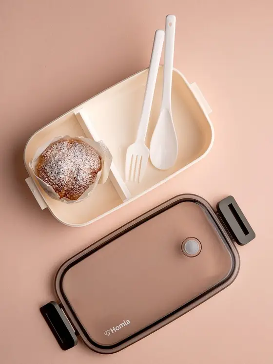 Lunchbox LUNARE śmietankowy 750 ml