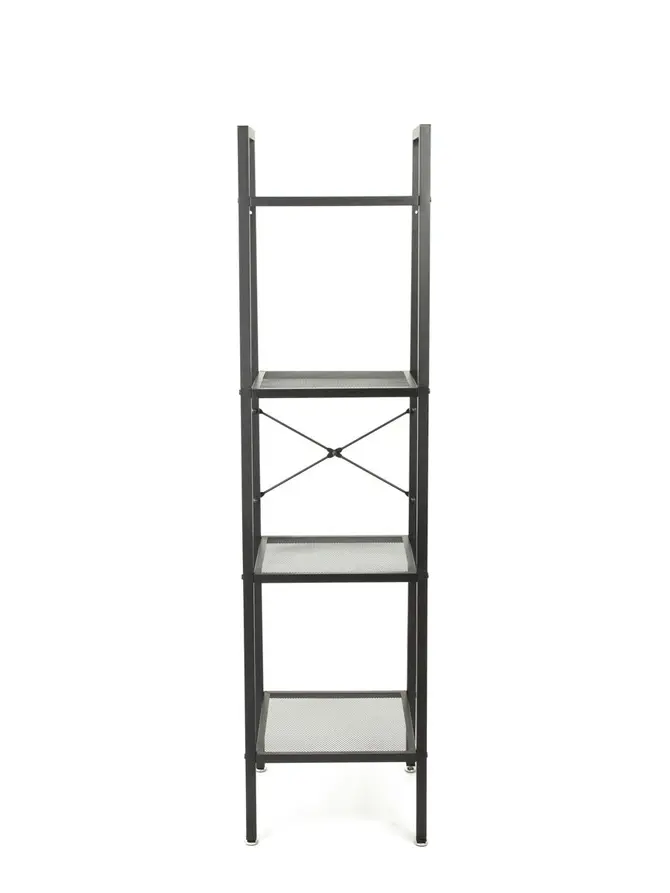 Regał MALMI metalowy czarny 35x35x135 cm