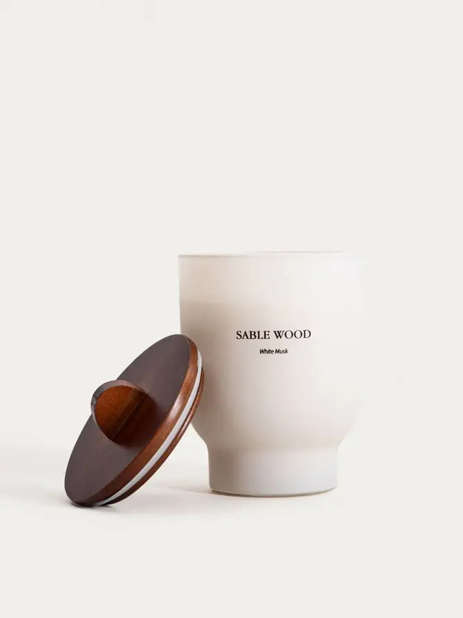 Świeca zapachowa SABLE WOOD White Musk 400 g