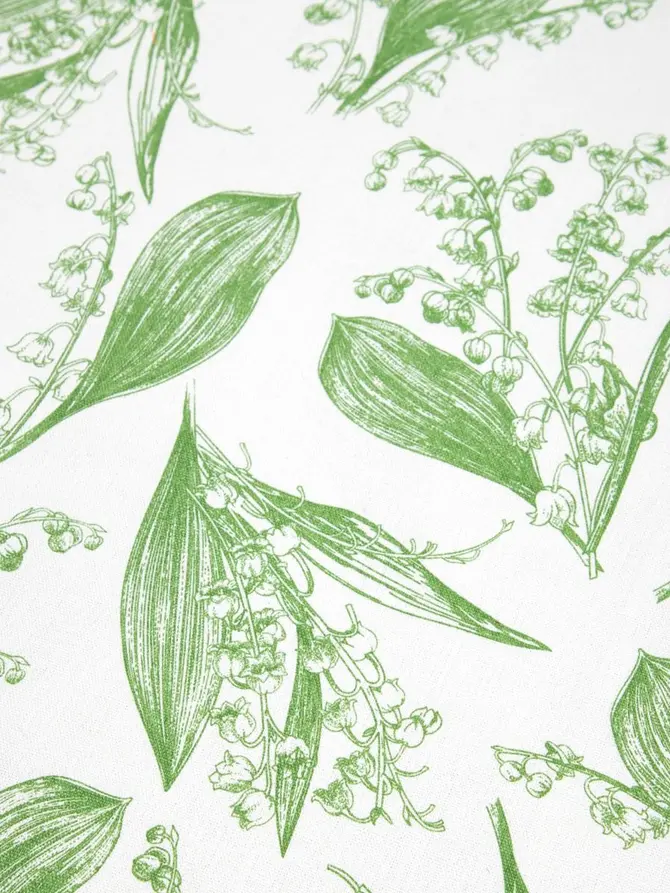 Bieżnik LILY OF THE VALLEY z konwaliowym wzorem 40x160 cm