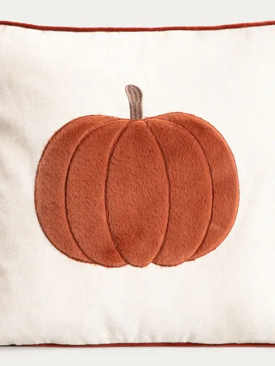 Poszewka PUMPKY z ozdobną dynią 45x45 cm