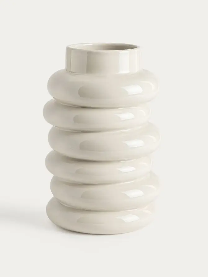 Wazon AVENA ecru modułowy ceramiczny 16,7x24,3 cm