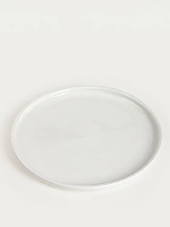 Talerz BERGO porcelanowy obiadowy biały 26 cm