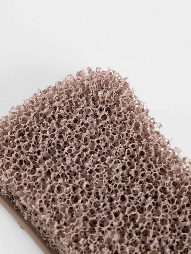 Gąbka EASY CLEAN silikonowa dwustronna taupe 13x7 cm