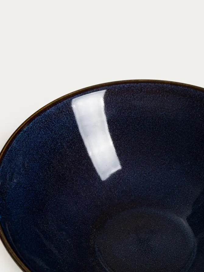 Miska OKINAWA na ramen granatowa 21 cm