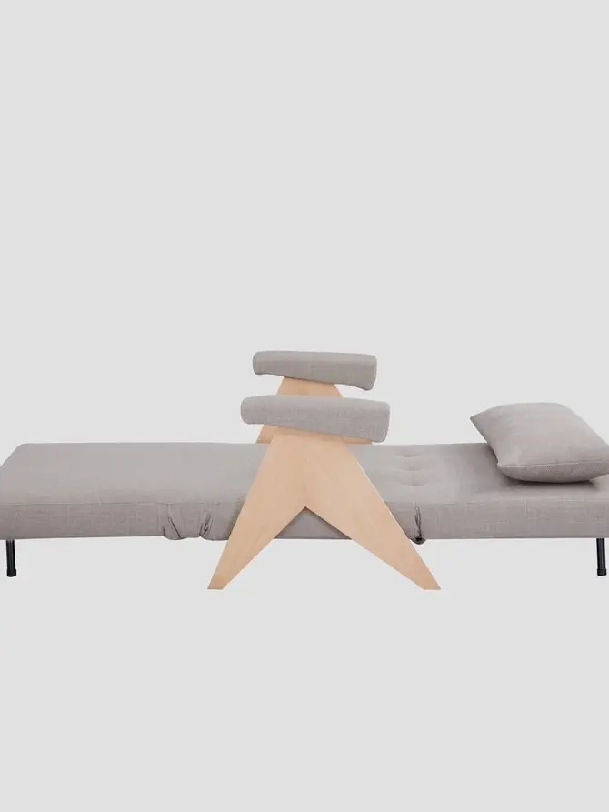 Sofa CALORE 1-osobowa, z funkcją spania beżowa 117x90x82 cm