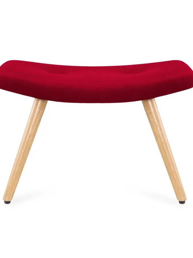 Podnóżek czerwony MOSS 61x41x38 cm AW19 939215