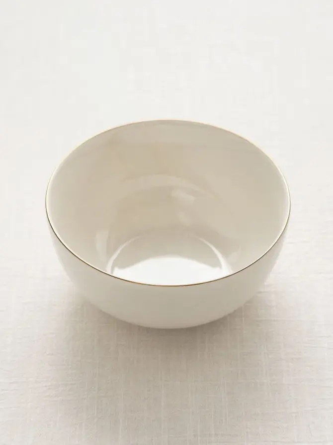 Miseczka AUROO ze złotą obwódką 14 cm