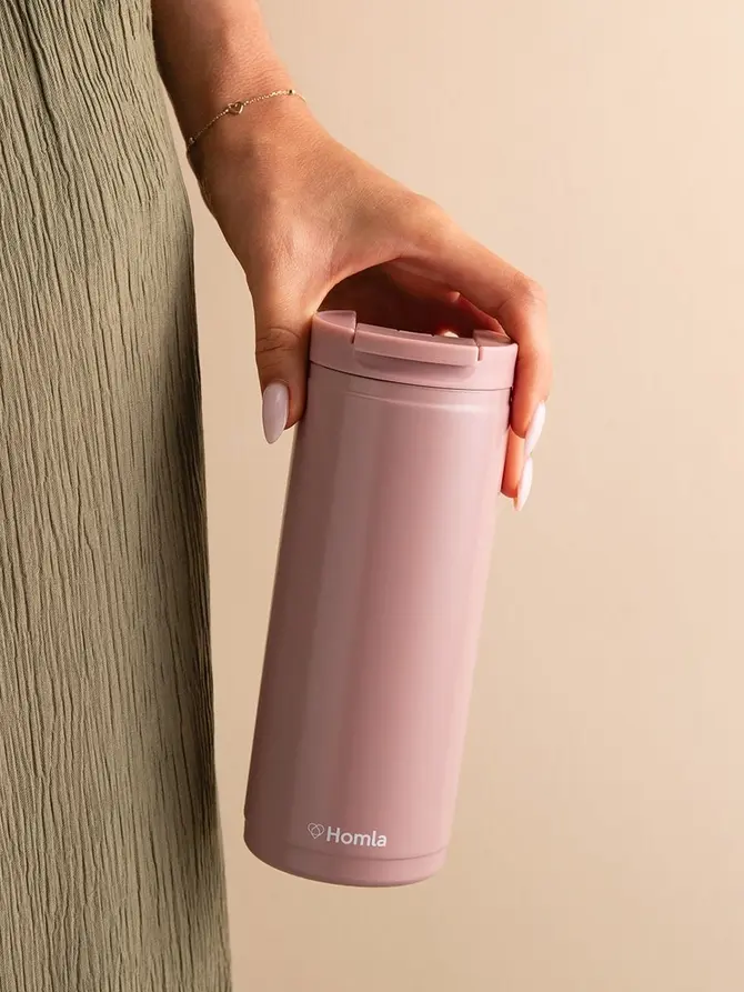 Kubek termiczny COCOA różowy 400 ml