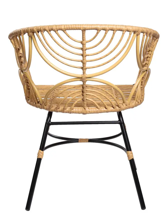 Krzesło BOKKA boho plecione 62x60 cm