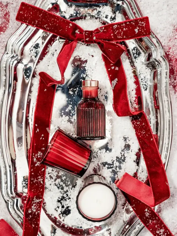 Zestaw zapachowy FESTIVE CHEER Merlot 2 szt. x 60 g + 30 ml