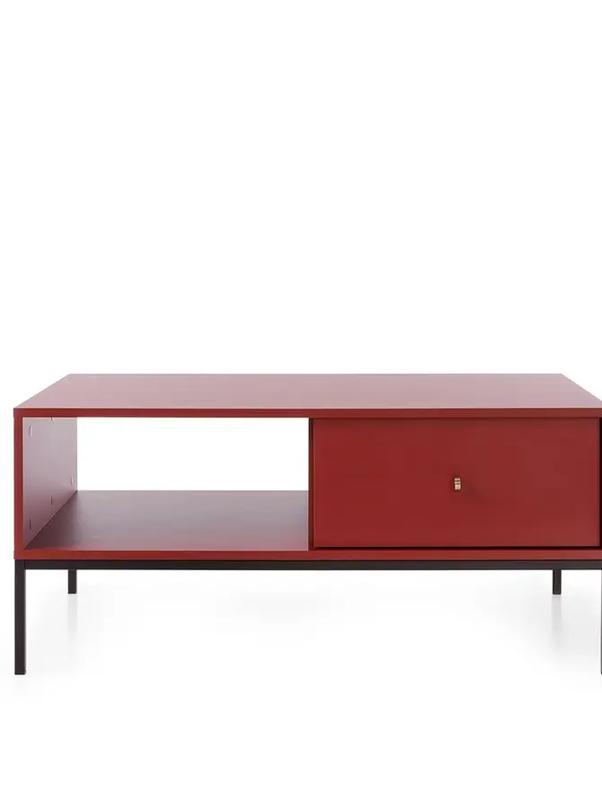 Szafka RTV MONO! bordowa 103,5x46,2x68 cm