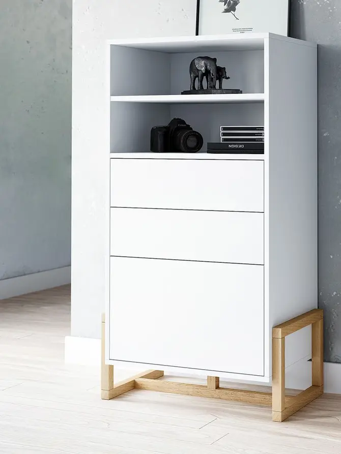 Komoda VARESE! BIAŁA 63,4x42x115,7 cm