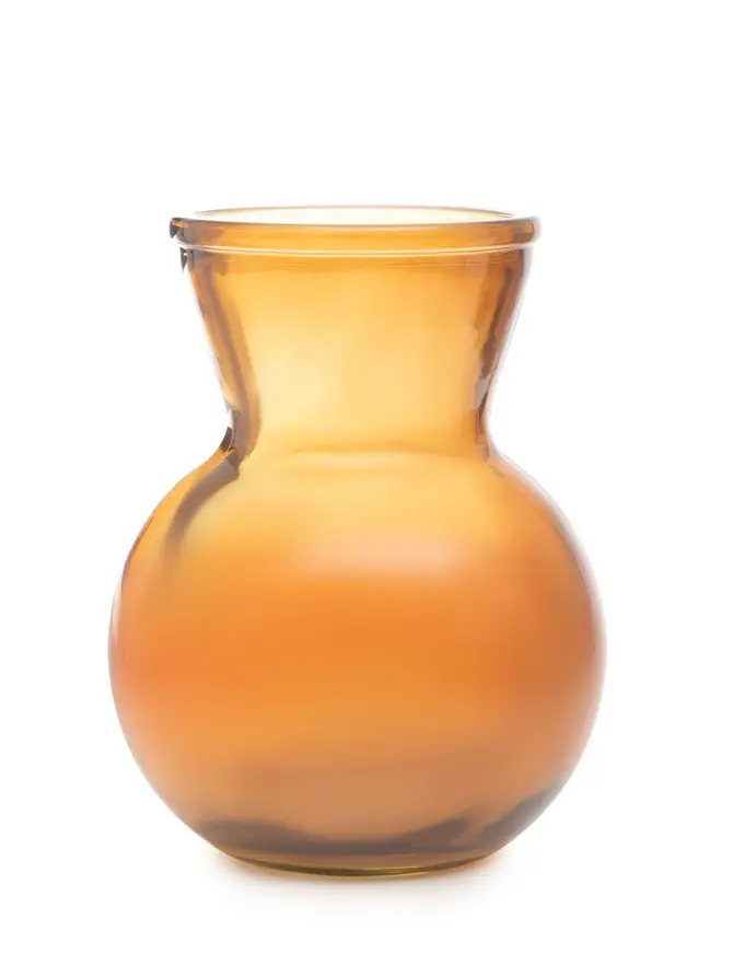 Wazon BROSA szklany brązowy 18x14 cm