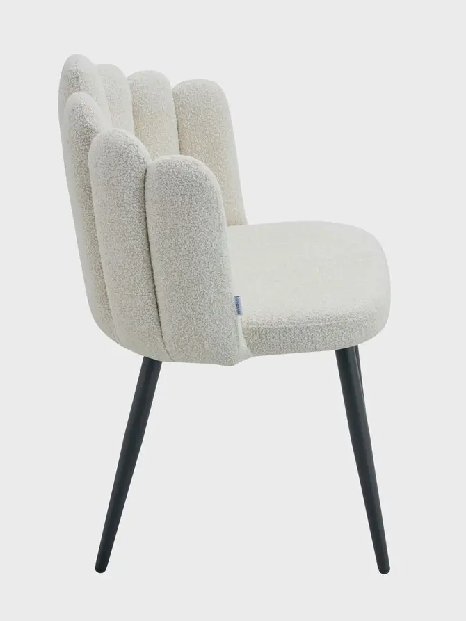 Krzesło LUXE Ecru 56x55x86 cm