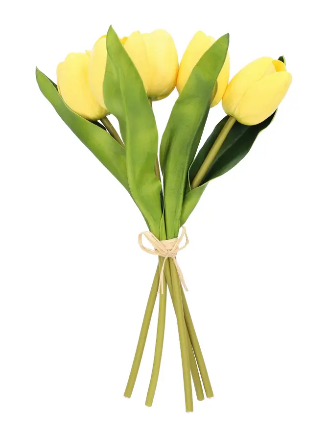 Kwiaty LITEN sztuczne tulipany żółte 30 cm