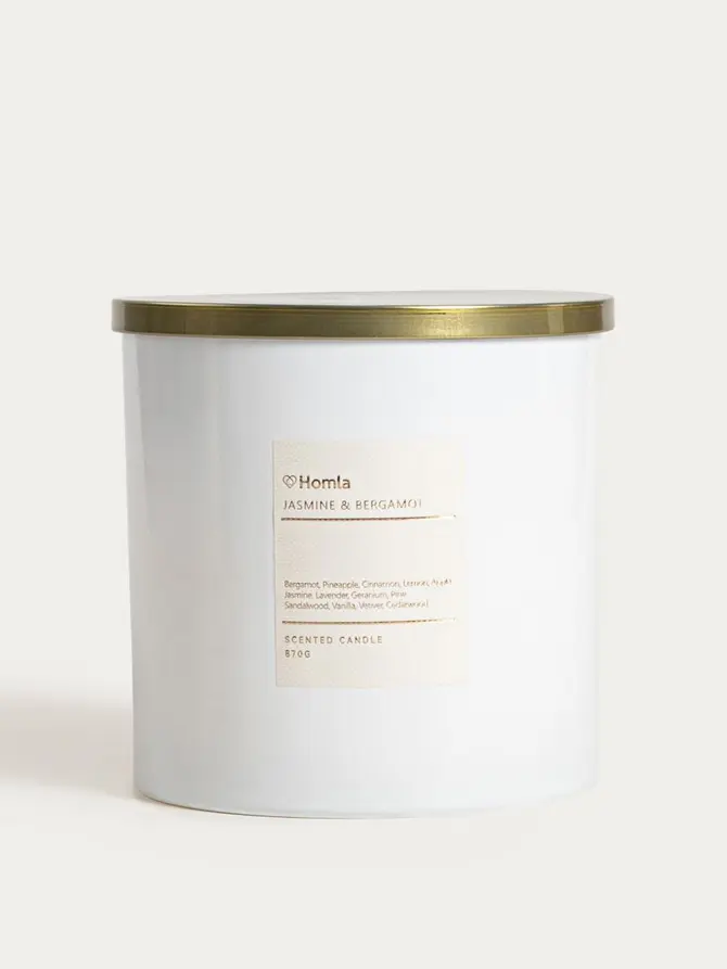 Świeca zapachowa VELUMA Jasmine&Bergamot 870 g