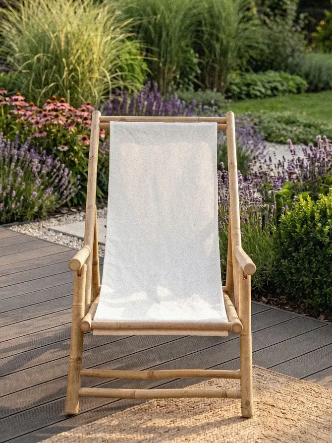 Leżak MARE Biały 59x107x85 cm