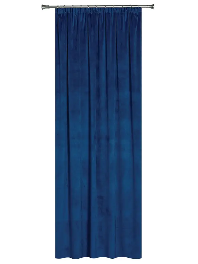 Zasłona VELUTTO na kółkach granatowa 140x250 cm