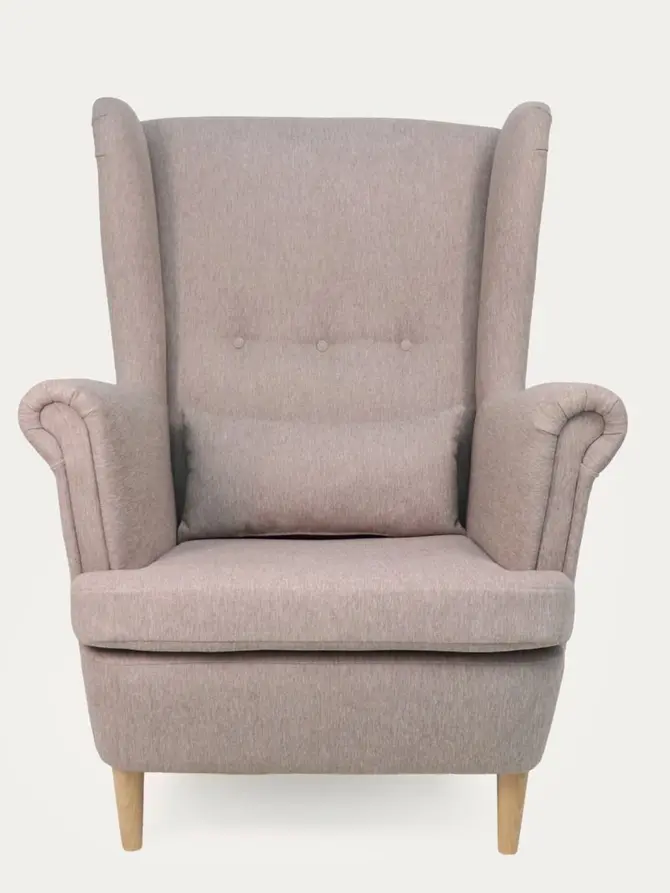 Fotel FOSSBY szary 82x85x105 cm