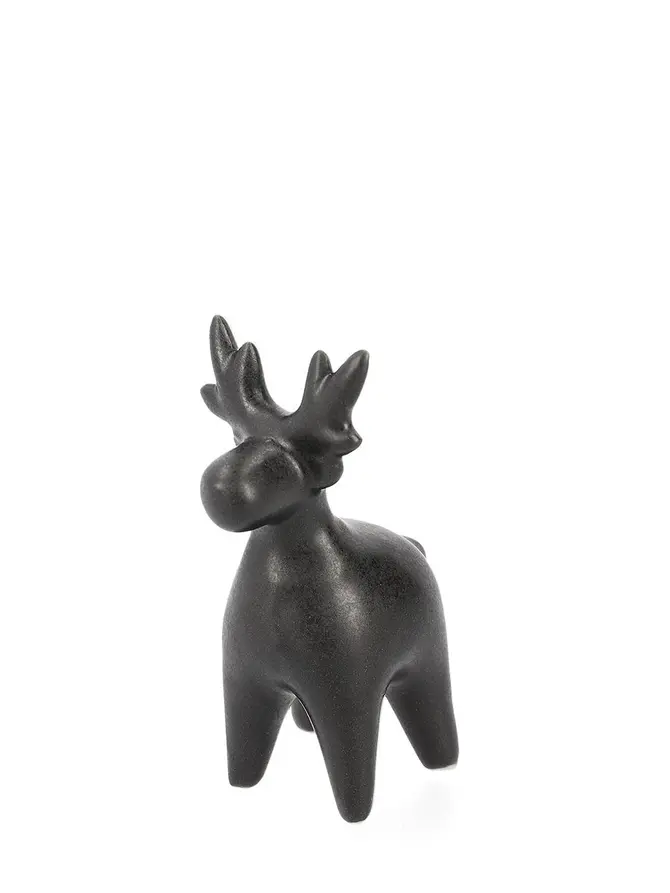Renifer DARIAN czarny matowy 5x7 cm