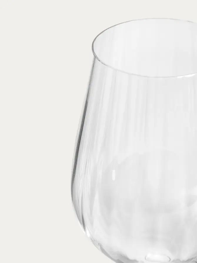 Zestaw kieliszków BRILLIANT BLISS do wina ryflowanych 4 szt. 0,5 l