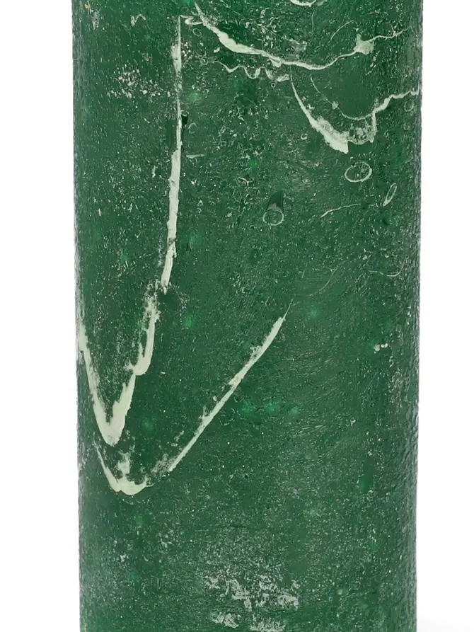 Świeca RUSTIC zielona 7x15 cm