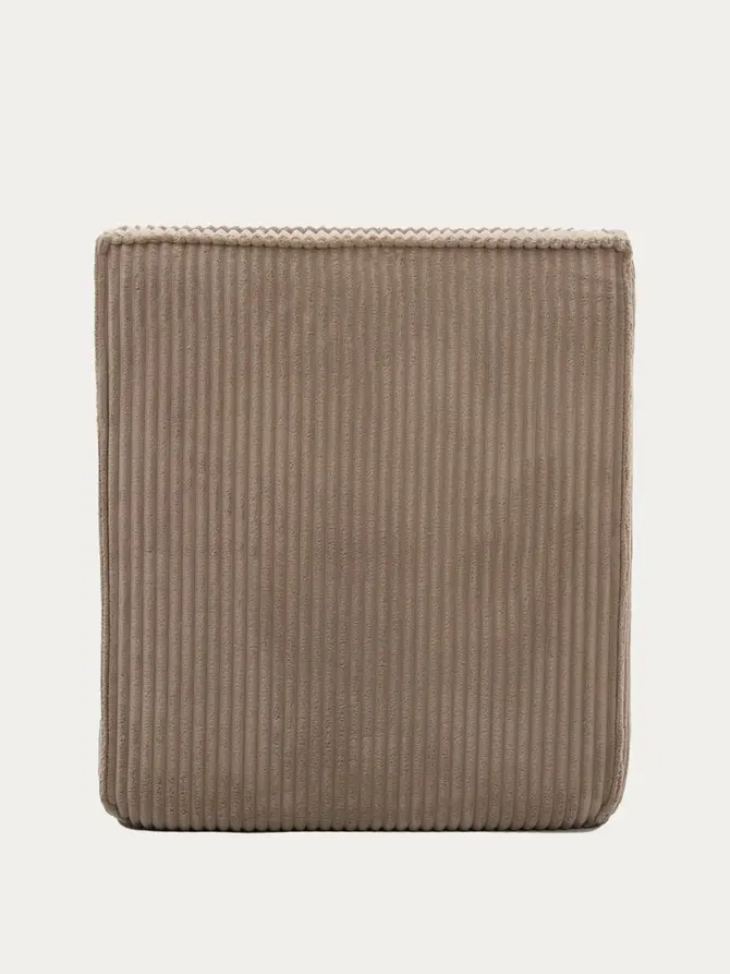 Fotel modułowy LYKKE beżowy piankowy sztruksowy 73x88x73 cm