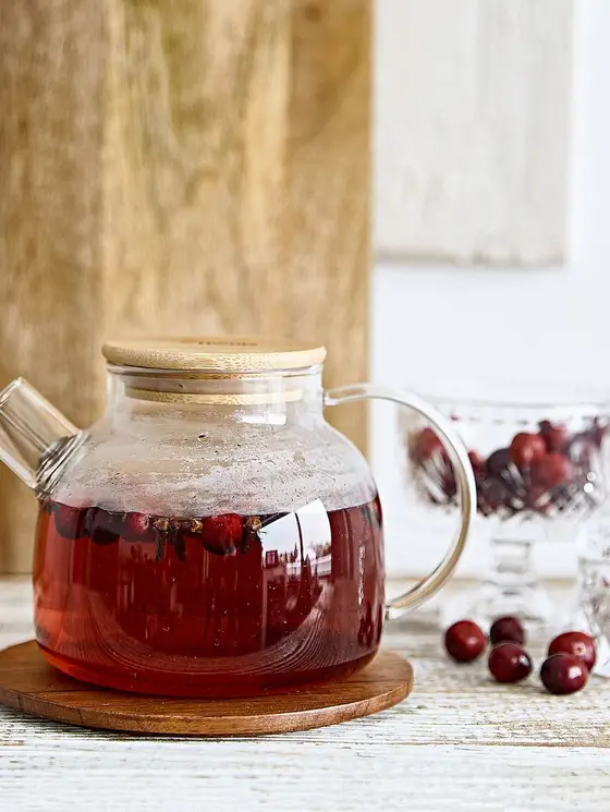 Dzbanek SAFFRON z drewnianym wieczkiem 1 l
