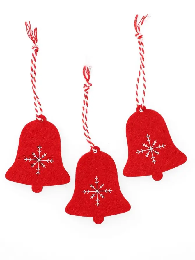 Filcowe ozdoby choinkowe LEIS 27 szt. XM22 800837