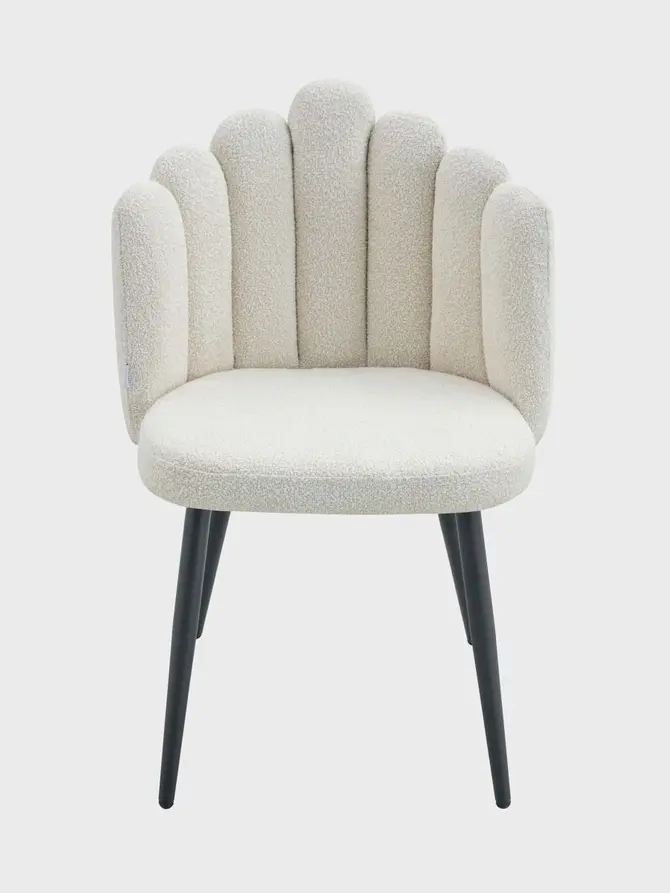 Krzesło LUXE Ecru 56x55x86 cm