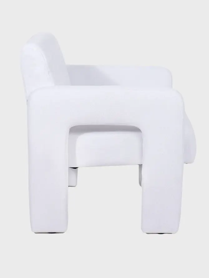 Fotel PELLE Biały 68x74x72 cm