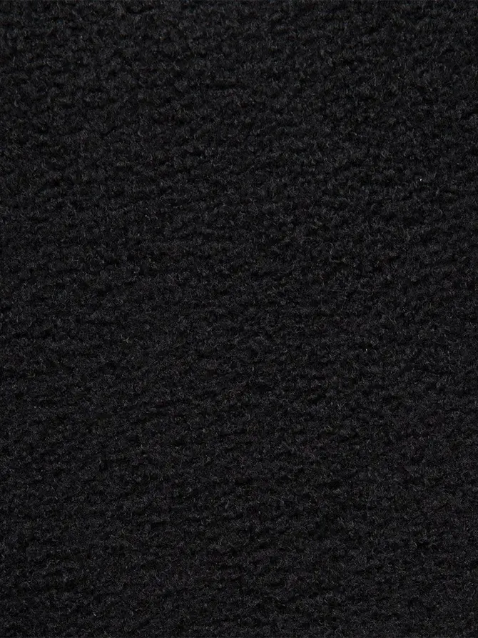 Fotel MOSS TEDDY BOUCLE w tkaninie TEDDY czarny 70x55x95 cm