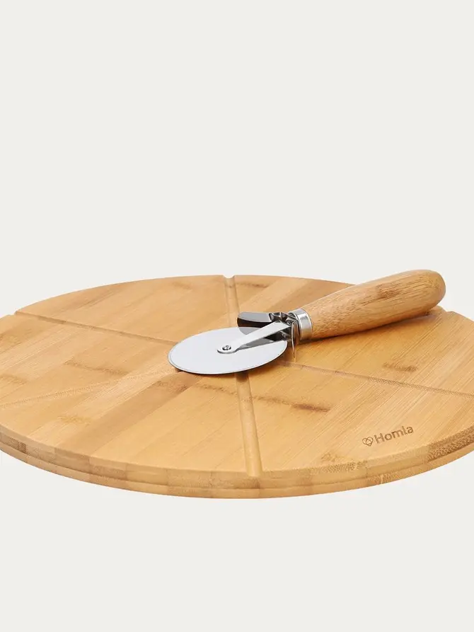 Deska BAMBOU do pizzy z nożem, 2el. 32 cm