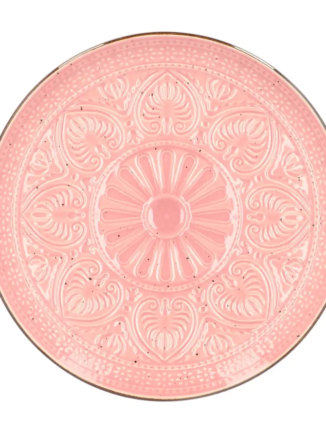 Talerz INDIE obiadowy różowy 27 cm